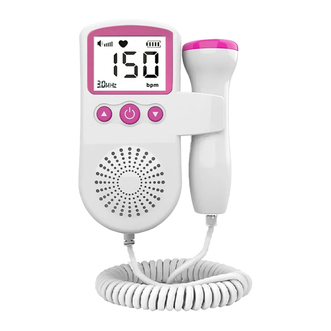 Monitor Fetal Doppler Portátil com Gel + Pilhas Grátis - Pequeno Tesouro