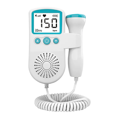 Monitor Fetal Doppler Portátil com Gel + Pilhas Grátis - Pequeno Tesouro
