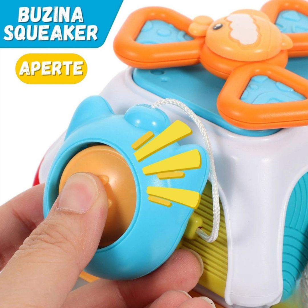 Cubo Sensorial 6 em 1 - Pequeno Tesouro