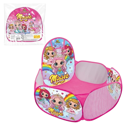 Piscina de Bolinhas Infantil com Tenda-Pequeno Tesouro