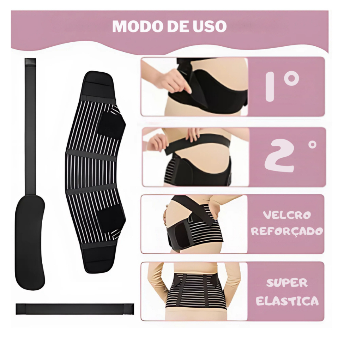 Cinta Abdominal para Grávida - Pequeno Tesouro