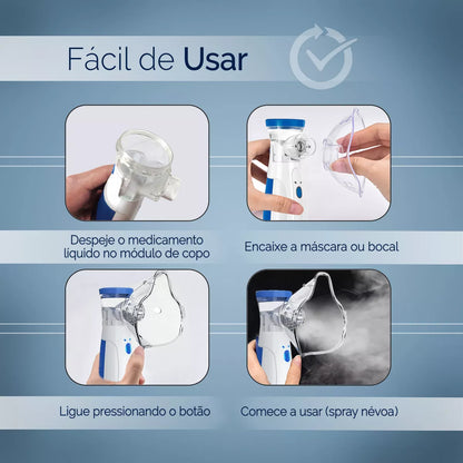 Inalador Nebulizador Portátil - Pequeno Tesouro