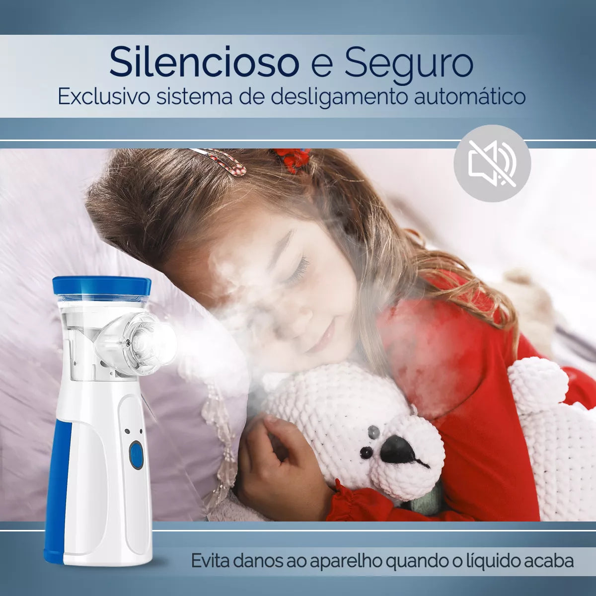 Inalador Nebulizador Portátil - Pequeno Tesouro