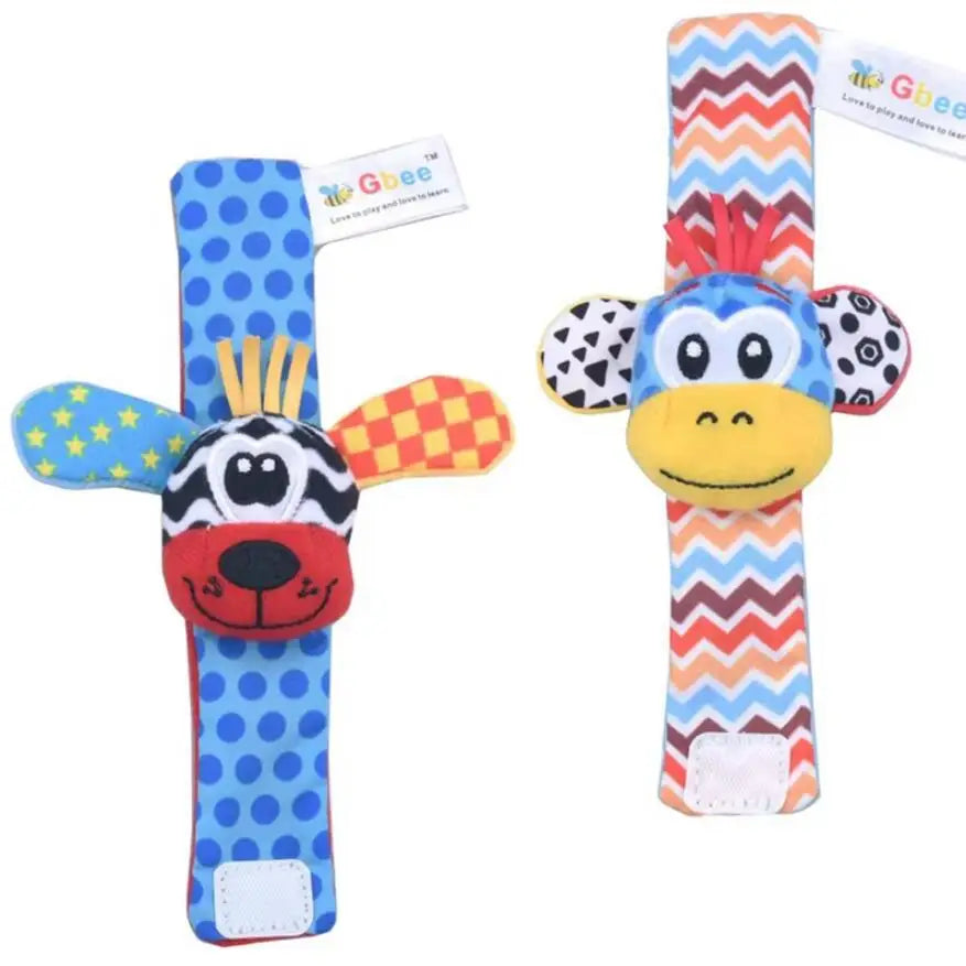 Kit Sensorial Baby Pequeno Tesouro – 2 Meias + 2 Pulseiras para Bebê