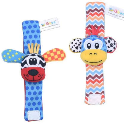 Kit Sensorial Baby Pequeno Tesouro – 2 Meias + 2 Pulseiras para Bebê