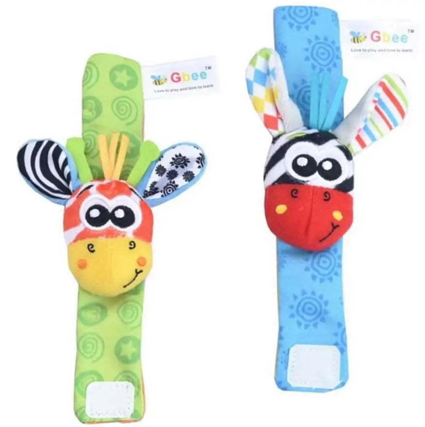 Kit Sensorial Baby Pequeno Tesouro – 2 Meias + 2 Pulseiras para Bebê