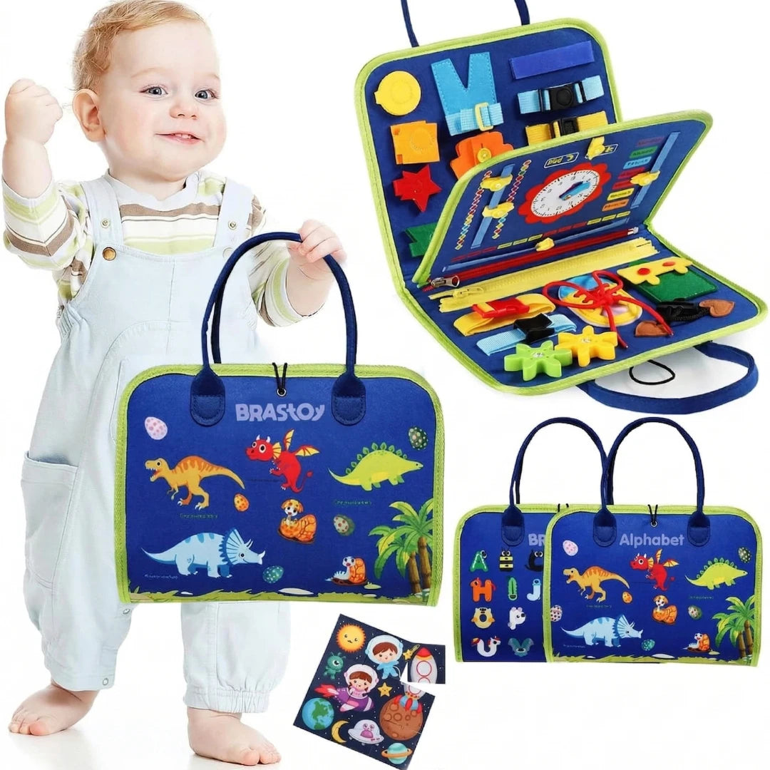 Maleta Sensorial Montessori Infantil – Brinquedo Educativo-Pequeno Tesouro