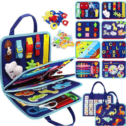 Maleta Sensorial Montessori Infantil – Brinquedo Educativo-Pequeno Tesouro