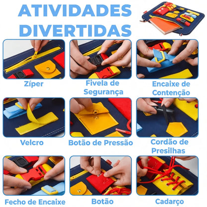 Maleta Sensorial Montessori Infantil – Brinquedo Educativo-Pequeno Tesouro