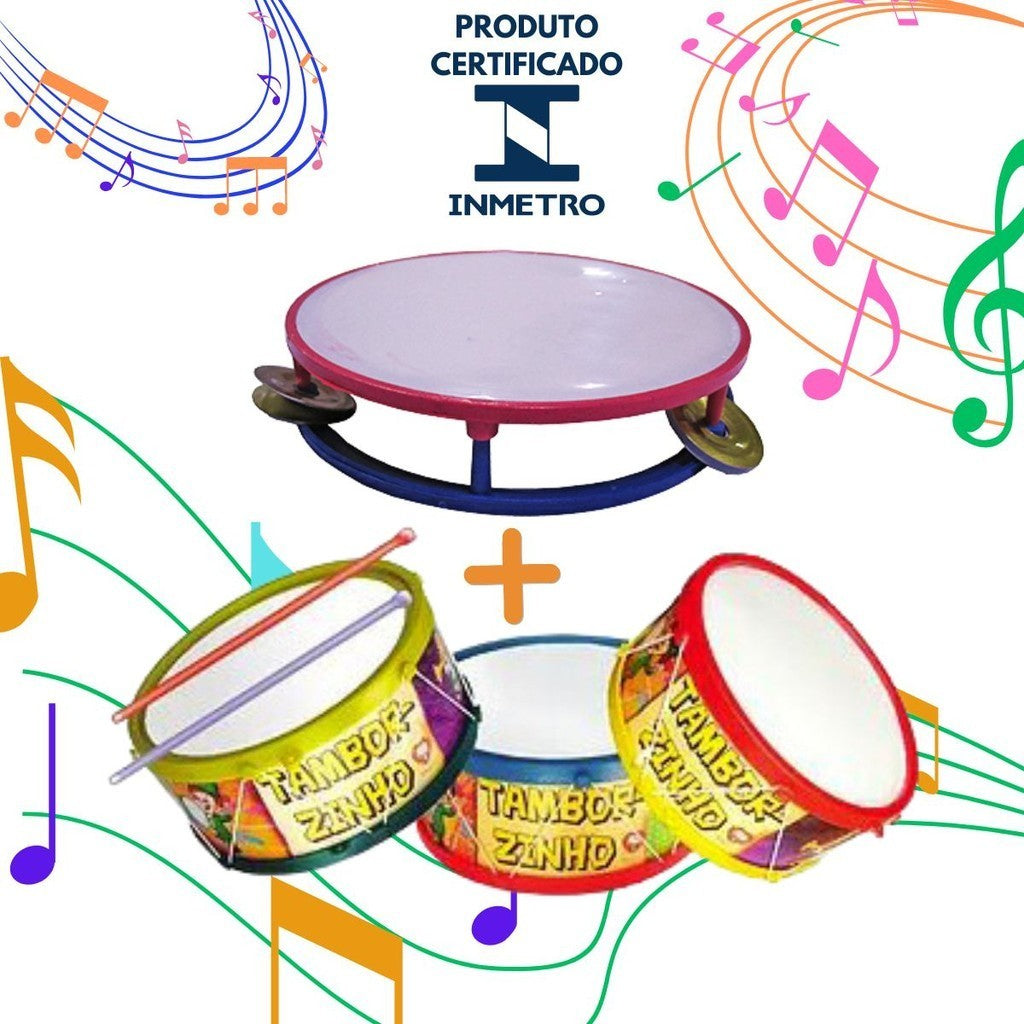 Kit Pandeiro e Tambor Maluco – Pequeno Tesouro